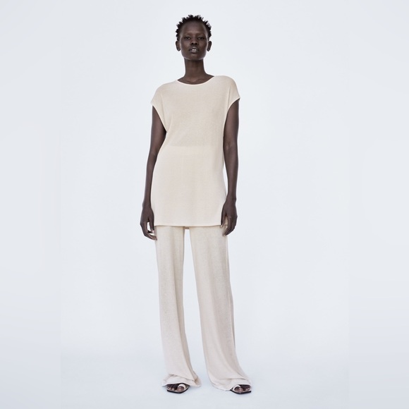 New Zara wide palazzo pants - Picture 2 of 5